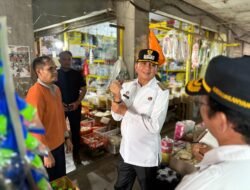 Bupati Barito Timur Turun Langsung Meninjau Kondisi Pasar Tamiang Layang