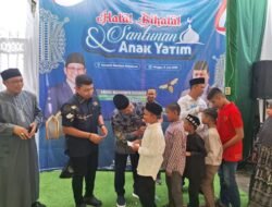 H. Ruslan Daud Menyantuni Sebanyak 500 Anak Yatim, dan Ribuan Warga Menghadiri Acara Halal Bihalal.