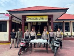 Polsek Oba Utara Tangkap Pelaku Penjual Minuman Keras Jenis cap Tikus