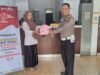 SAMBUT HARI BHAYANGKARA KE – 79 POLRES PELALAWAN BERIKAN HADIAH KEPADA MASYARAKAT WAJIB PAJAK