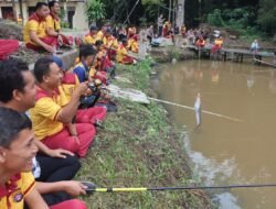 Kapolres Bartim Gelar Lomba Mancing Bersama Dalam Rangka Meriahkan HUT. bayangkara ke – 79