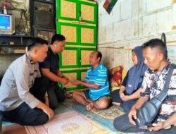 Polsek Tanjung Beringin Tunjukkan Kepedulian, Berbagi Kasih Dengan Wartawan