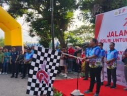 Peringati HUT Bhayangkara ke 79, Polres Bartim Gelar Jalan Sehat