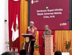 Bupati Mimika Johannes Rettob Luncurkan Platform Digital Center di Aula Pusat Pemerintahan Mimika.