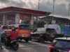 PT Pertamina Resmi Menghentikan Sementara Penyaluran BBM Bersubsidi Jenis Pertalite ke SPBU 8A.99901 di Jalan Yos Sudarso, Timika, Papua Tengah.