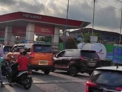 PT Pertamina Resmi Menghentikan Sementara Penyaluran BBM Bersubsidi Jenis Pertalite ke SPBU 8A.99901 di Jalan Yos Sudarso, Timika, Papua Tengah.