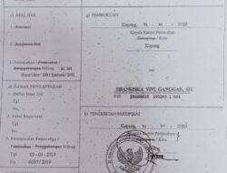 Pemberitahuan  KEHILANGAN SERTIFIKAT TANAH