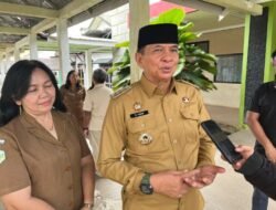 Bupati Barito Timur, M. Yamin, melakukan inspeksi mendadak (sidak) ke RSUD Tamiang Layang