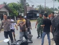 Mengamuk Membawa Sajam, ODGJ Diamankan Petugas Polsek Kelua Bersama Warga