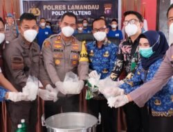 Polres Lamandau Gelar Pemusnahan 4,5 kg Sabu