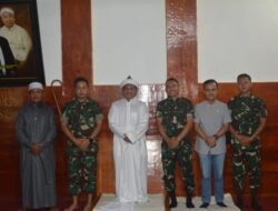 Pada hari Jumat Berkah Danyonif 122 Letkol Inf Wahidin Sobar S.Sos, MSc., Berkunjung di Pesulukan Serambi Babussalam*