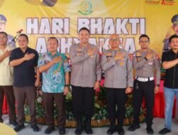 Hari Bhakti Adhyaksa ke – 65, Polres Kotawaringin Barat Beri Kejutan Kepada Kajari