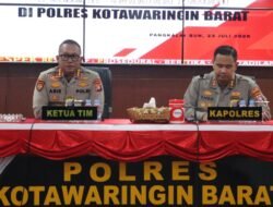 Polres Kotawaringin Barat Terima Kunjungan Tim Supervisi Dit Samapta Polda Kalimantan Tengah