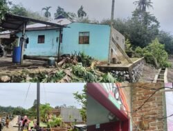 21 Unit Rumah Warga Di Kampung Alue Lhok Diterjang Angin Puting Beliung