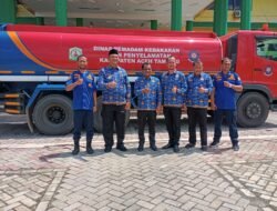 Bupati Armia Serahkan Armada Mobil Water Supply Ke Dinas Damkar Aceh Tamiang