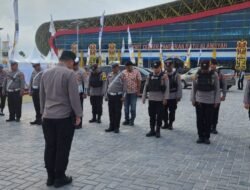 Pastikan Lancar Polres Kobar, Terjunkan Personelnya Amankan Pekan Daerah Ke- 14 Provinsi Kalteng Tahun 2025