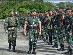 Yonif 3011 Ambil Alih Pengamanan PT Freeport Indonesia Brigjen Thevi : Jaga Nama Baik Institusi.