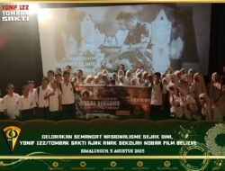Gelorakan Semangat Nasionalisme Sejak Dini, Yonif 122/Tombak Sakti Ajak Anak Sekolah Nobar Film Believe