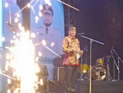 Bupati Bartim Membuka Expo Secara Resmin Selama 9 Hari, dengan Peluncuran Kembang Api