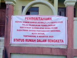 Pengadilan Negeri Batam Diduga Jadi Mesin Eksekusi Mafia lahan