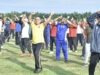 Usai Bersepeda Santai, Bupati Armia dan ASN, Senam Sehat Massal Di Stadion