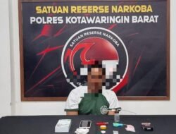 Simpa Sabu Dalam Kotak Rokok, Seorang Nelayan Diamankan Polres Kotawaringin Barat.