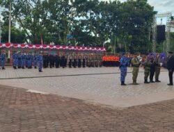 Bupati John Rettob Bertindak Sebagai Inspektur Upacara Lepas Peserta Taptu Awali Rangkaian HUT Kemerdekaan RI ke 80.