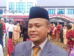 Ketua DPRD Bartim Menghadiri Apel Peringati HUT RI Ke – 80, Bergotongroyong Membangun Daerah