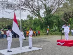 Peringati HUT KEMERDEKAAN RI ke-80 di Mimika Timur Jauh, Yulius Katagame Ajak Warga Bersatu Membangun Bangsa