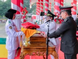Wakil Bupati Aceh Tamiang Jadi Inspektur Upacara Penurunan Bendera HUT RI ke-80