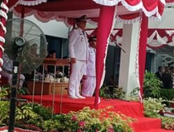 Bupati Bartim, M. Yamin Inspektur upacara Dalam Rangka Apel Peringati HUT RI – 80,Berjalan Dengan Hikmat