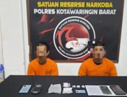 Polres Kotawaringin Barat Kembali Amankan Dua Pemuda Pengedar Sabu