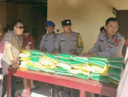 Polres Musi Rawas dan Polsek STL Ulu Terawas dan Bulog, Waktu 5 Jam, 17 Ton Beras Ludes Terjual
