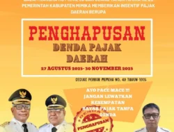 Bupati Mimika : Ringankan Beban Masyarakat Menghapus Denda Pajak Daerah Tahun 2025.