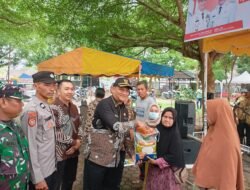 Bupati Armia Buka Gerakan Pangan Murah, Donor Darah dan Cek Kesehatan Gratis