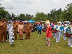 Bupati Armia Lepas Peserta Kirab Budaya di Sapta Jaya