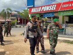 Ciptakan Situasi Kondusif, Polsek Pangkalan Banteng Gelar Patroli Gabungan