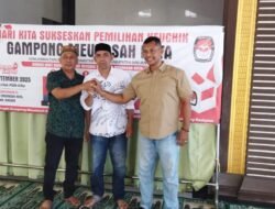 Khalidin Raih 117 Suara dan Terpilih Sebagai Kepala Desa / Keuchik Meunasah Kota Periode 2025-2031.