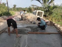 Tanggapi Keluhan Masyarakat, Dinas PUPR Perkim Barito Timur Perbaiki Box Culvert Rusak di Desa Murutuwu