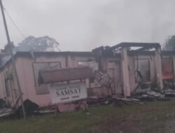 Peristiwa Terjadi Dini Hari Tadi, TPNPB Klaim Bakar Kantor Samsat di Dekai