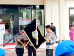 Apel Perdana Polda Maluku Utara dan Upacara Penerimaan Pataka Polda Maluku Utara di Sofifi