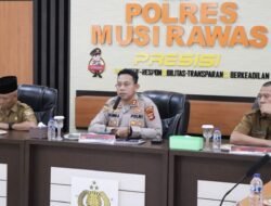 Polres Musi Rawas Bersama Pemda Gelar Rapat Koordinasi Lintas Sektoral Antisipasi Cuaca Ekstrem