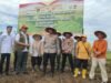 Tingkatkan Perekonomian Warga, Kapolres Musi Rawas Bersama Forkompinda Tanam Jagung Serentak Kuartal IV melalui Vidcom.