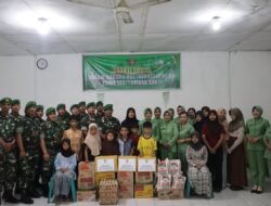 Peringatan HUT Infanteri ke-80 Tahun Yonif 122/TS Berbagi Taliasih ke Panti Asuhan dan Madrasah*