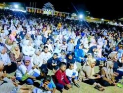 Malam Pembukaan HUT Ke-26 Kabupaten Bireuen, Ribuan Masyarakat Padati Lapangan Terbuka Hijau Cot Gapu.