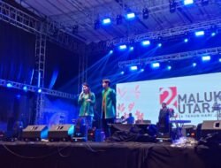 Sherly Tjoanda Ikut Larut Meriahkan Malam HUT ke 26 Provinsi Maluku Utara