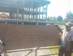 Ganti Rugi Lahan Belum Tuntas, Sekelompok Warga Palang Lokasi Pembangunan Kantor Distrik Kuala Kencana