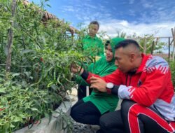 Kreativitas serta inovasi Prajurit dan Persit Yonif 122/TS mampu wujudkan ketahanan pangan Mandiri*