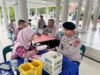 Jelang HUT Korps Brimob Ke 80, Brimob Aramiah Sumbang 43 Kantong Darah