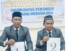 Dua Calon Datok Penghulu Kampung Medang Ara Resmi Cabut Nomor Urut